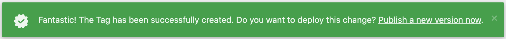 Matomo Tag Created Successfully Matomo Tag Created Successfully