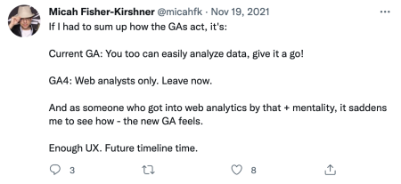 Google Analytics 4 UX changes