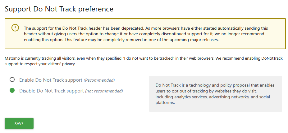 matomo do not track preference