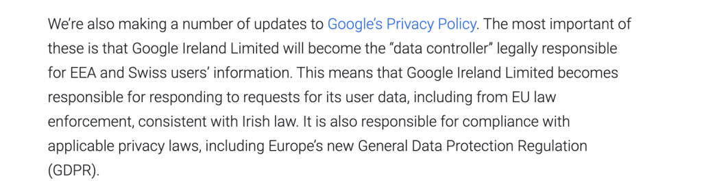 Google Analytics Statement on Privacy Shield Invalidation Ruling