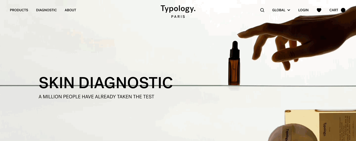 Typology Homepage Example
