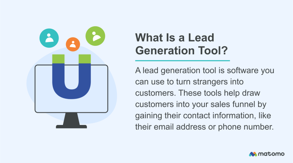 What is a lead generation tool?
