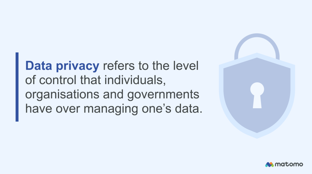 Explanation of the term data privacy