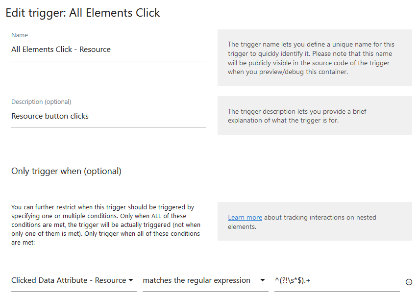 How to use the Clicked Data Attribute variable FAQ - Tag Manager ...