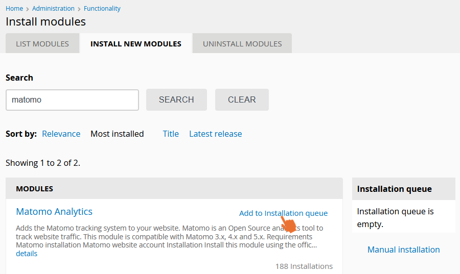 How do I install the Matomo tracking code on Backdrop CMS? FAQ ...