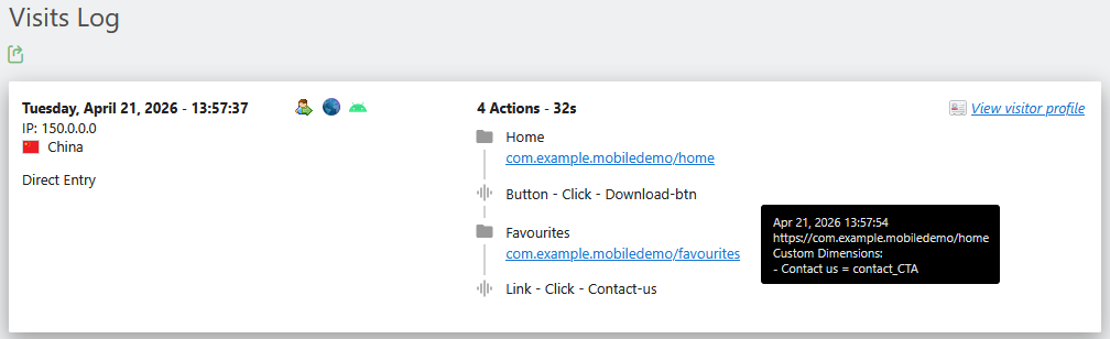 Track custom dimensions with Matomo SDK for Android FAQ - Analytics ...
